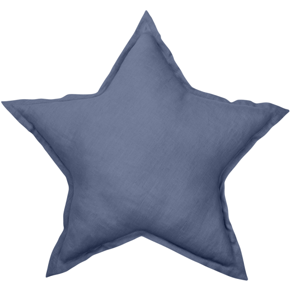 DSC5166 denim Krásny minimalistický vankúš v tvare hviezdy z kolekcie PURE NATURE bude dokonalou ozdobou každej izby.