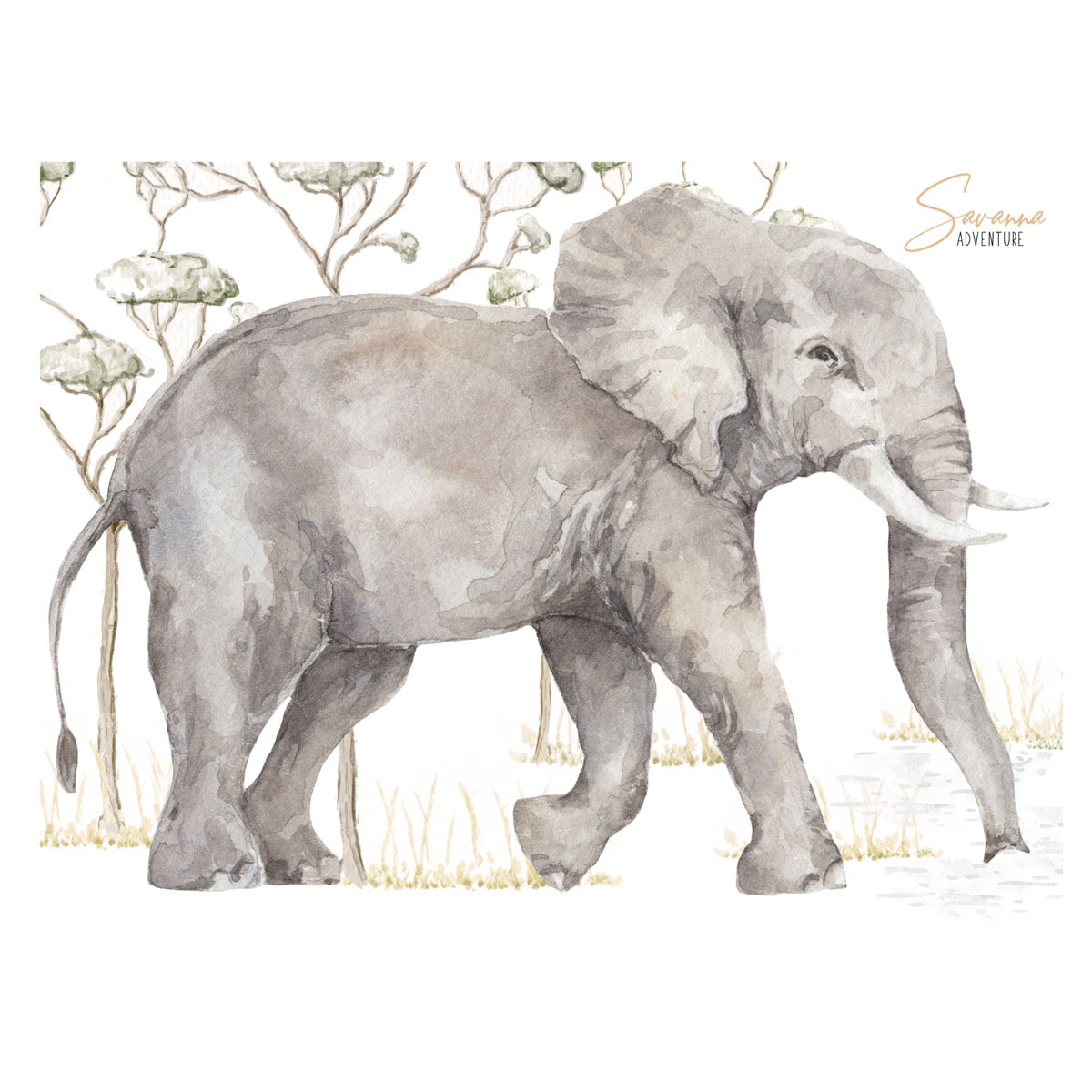 Dekornik nalepka slon dadaboom sk